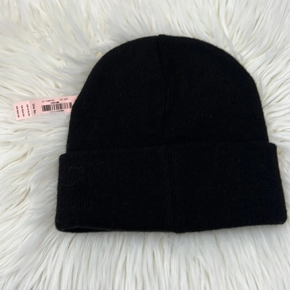 Victoria Sport Victorias Secret Black Beanie One Size